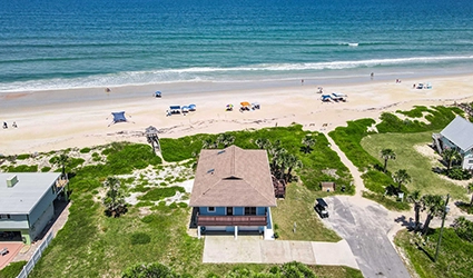 Welcome to Ocean Bliss! Your Oceanfront Escape for the Whole Family. This beautifully designed 4 bedroom 3bath, 2-story Ocean Front home steps to the send offers the perfect setting for unforgettable family vacations or group getaways.