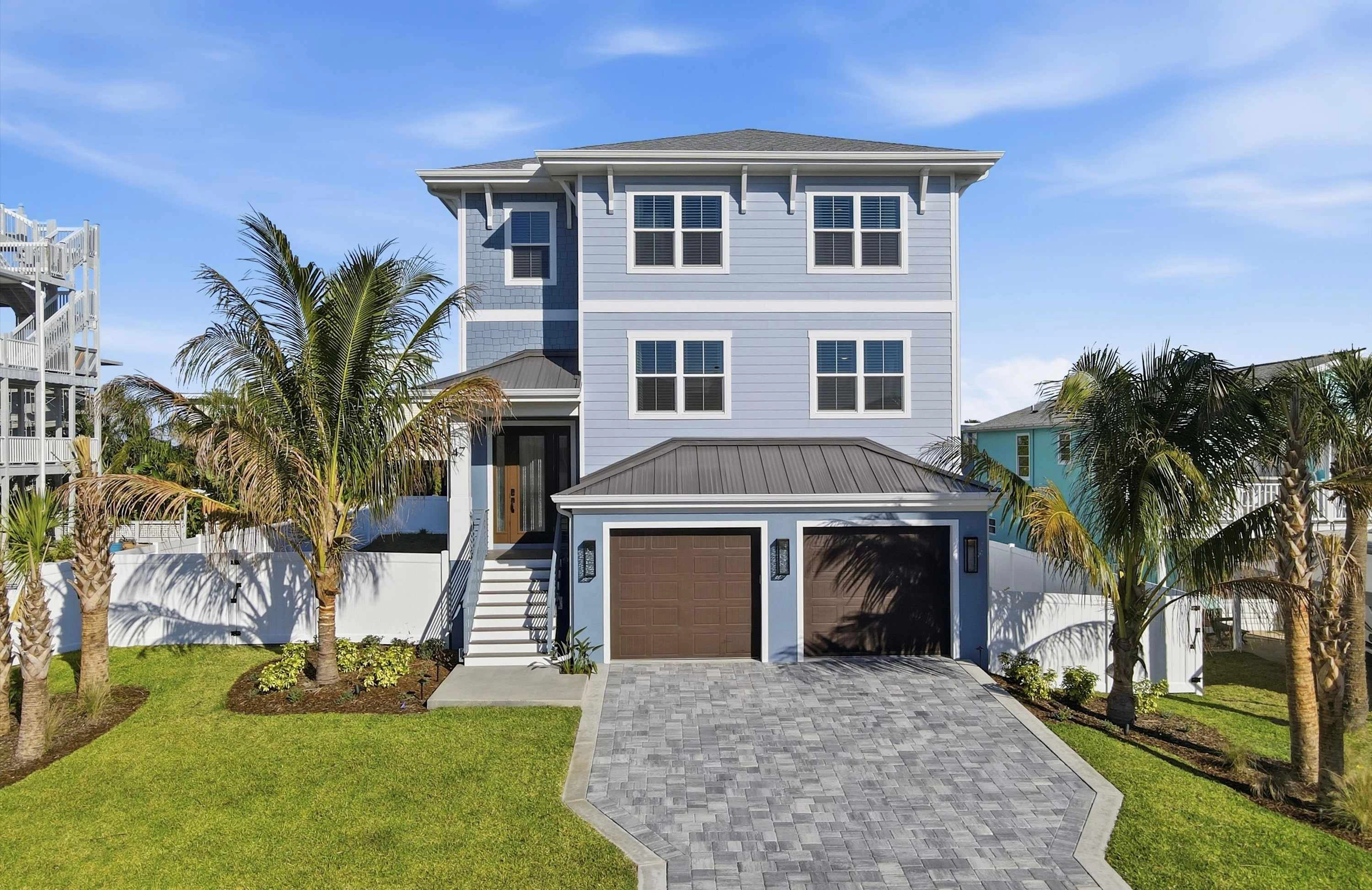 Welcome to Your Brand-New Luxury Ocean-View Retreat with In-ground optional heated pool Spa and Elevator. Experience elevated coastal living in this brand-new, upscale 6-bedroom, 5.5-bath home, thoughtfully designed for comfort, entertainment, and unforgettable ocean views.