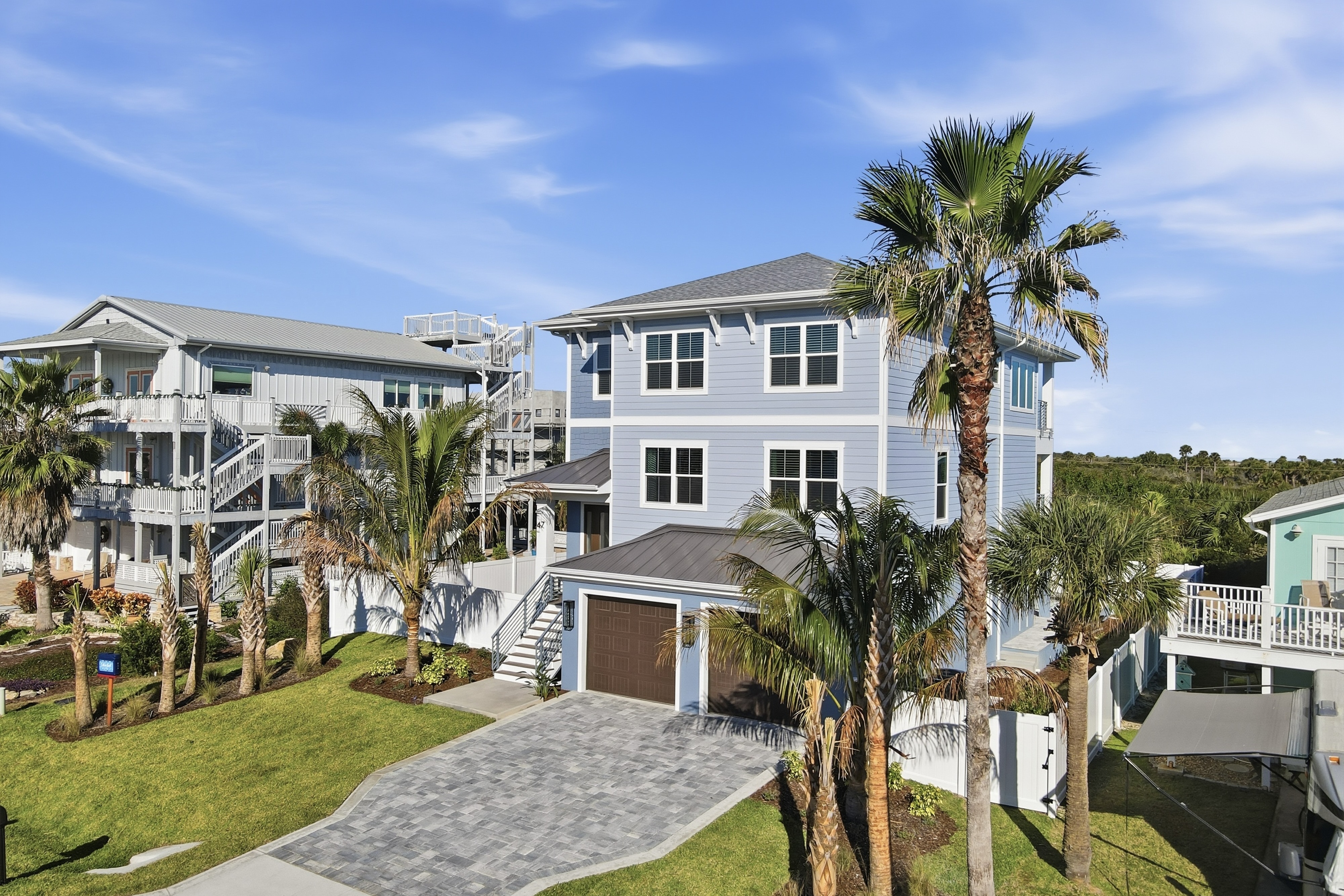 Luxury Ocean-View Retreat in Palm Coast — Private Pool, Spa, and Steps to the Beach